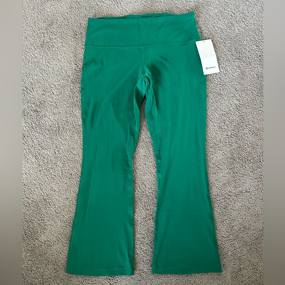 Lululemon Align High-Rise Mini-Flare Pant - Size 14 - Cascadia Green - NWT!